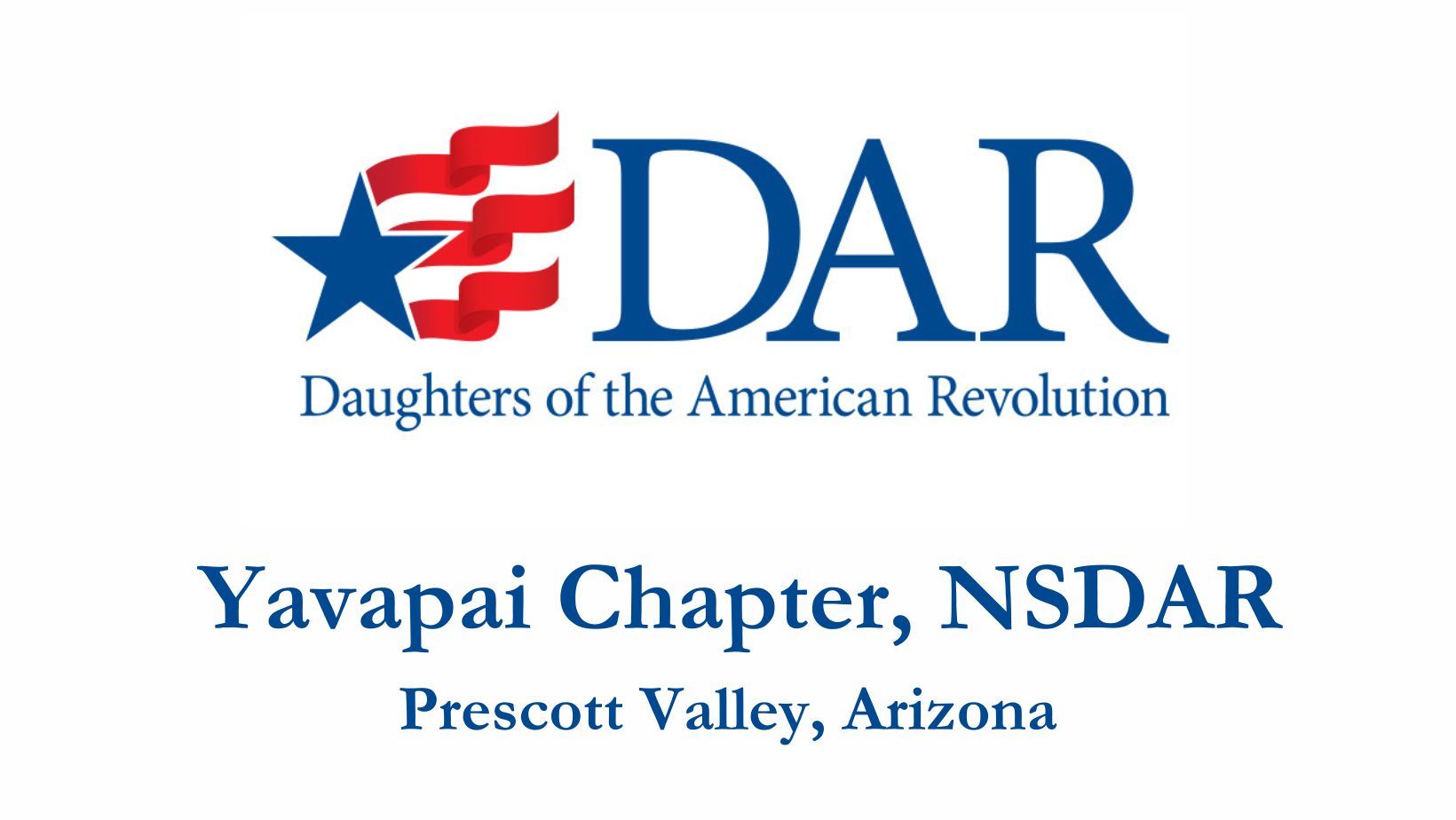 Site title for Yavapai Chapter, NSDAR, Prescott Valley, Arizona